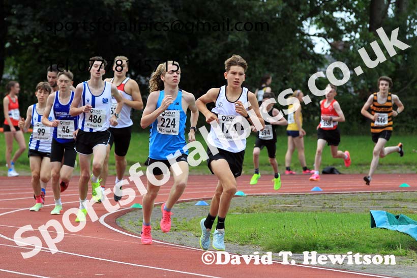 1500 metres, 2023 NEGP 5 Monkton, Wed, July 26th. Photo: David T. Hewitson/Sports for All Pics